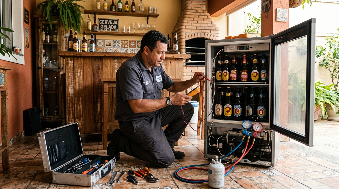 Assistência para Cervejeira Comercial na Andana, Guarapari‑ES