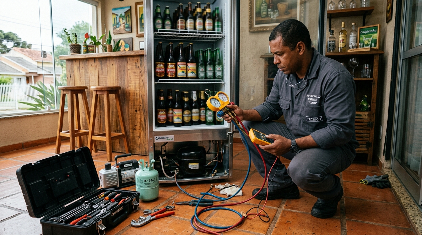 Técnico de refrigeração comercial perto de mim em Guarapari‑ES