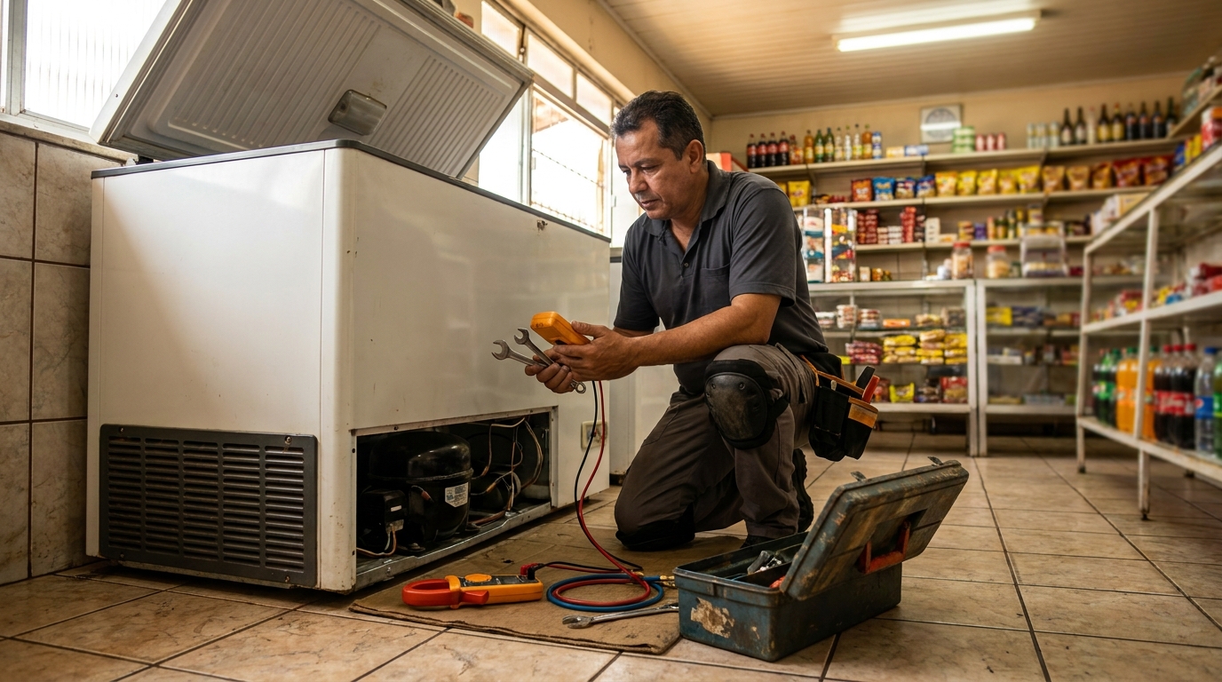 Técnico de freezer perto de mim em Guarapari‑ES